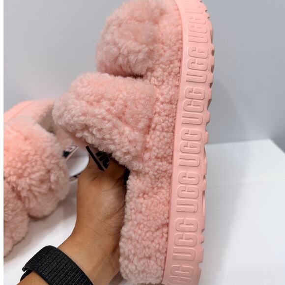 Ugg Pink Women's Oh Fluffita Slippers / Size-9 - Picture 4 of 14